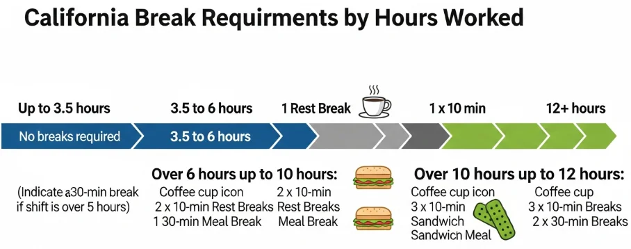California Break Requirements