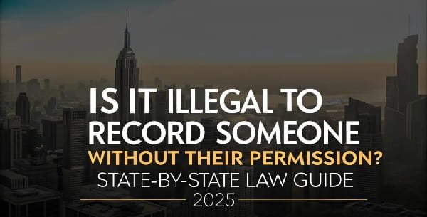 Is It Illegal to Record Someone Without Their Consent? Understanding Recording Laws in the United States